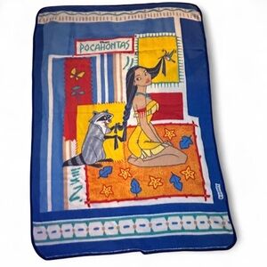 Disney vintage 90s Pocahontas Blanket